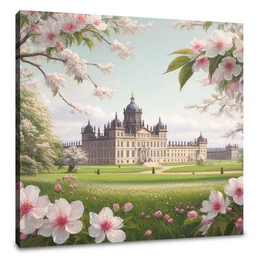 Spring at Castle Howard Canvas