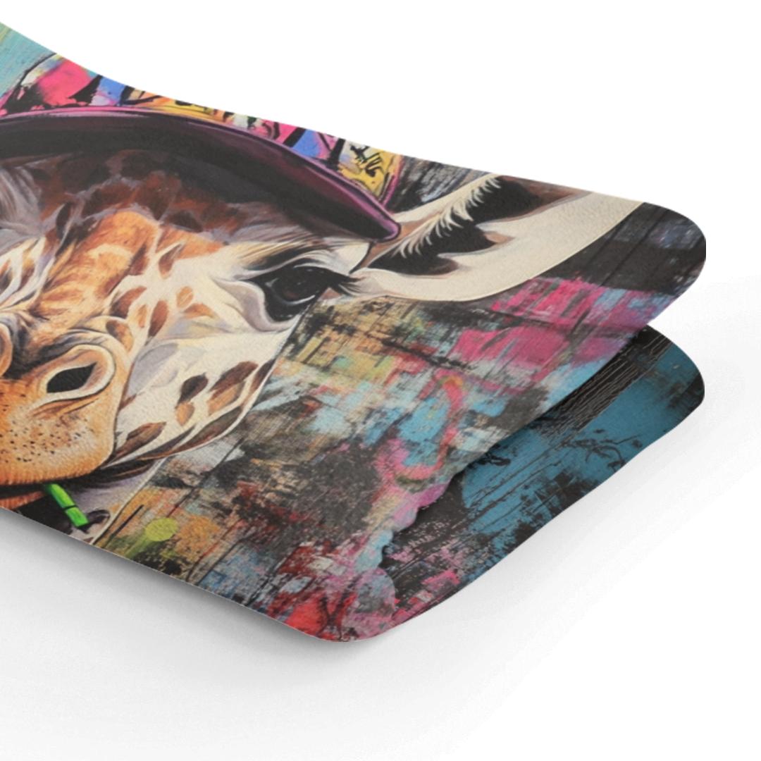 Graffiti Giraffe Blanket