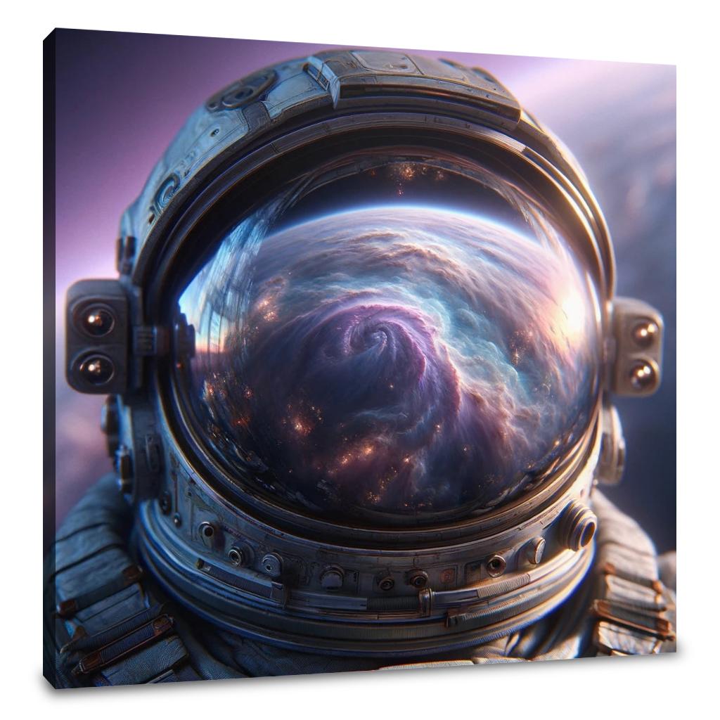 Cosmic Reflection Canvas