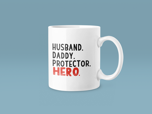 Personalised Husband Daddy Protector Hero Fathers Day Collection