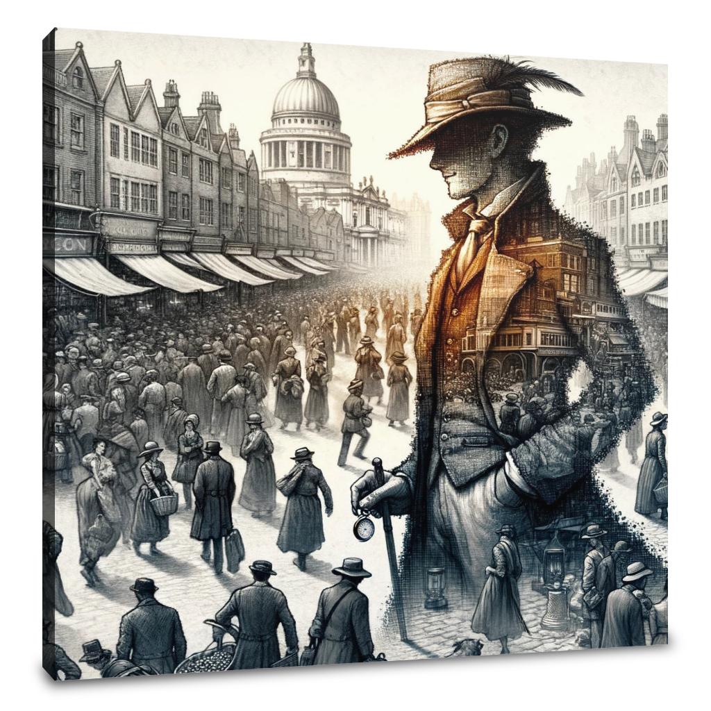 Incognito at the Market Canvas