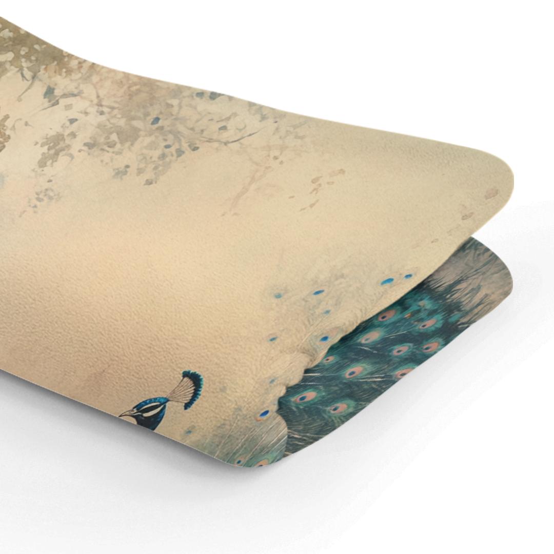 Peacock Tranquility Sunrise Blanket