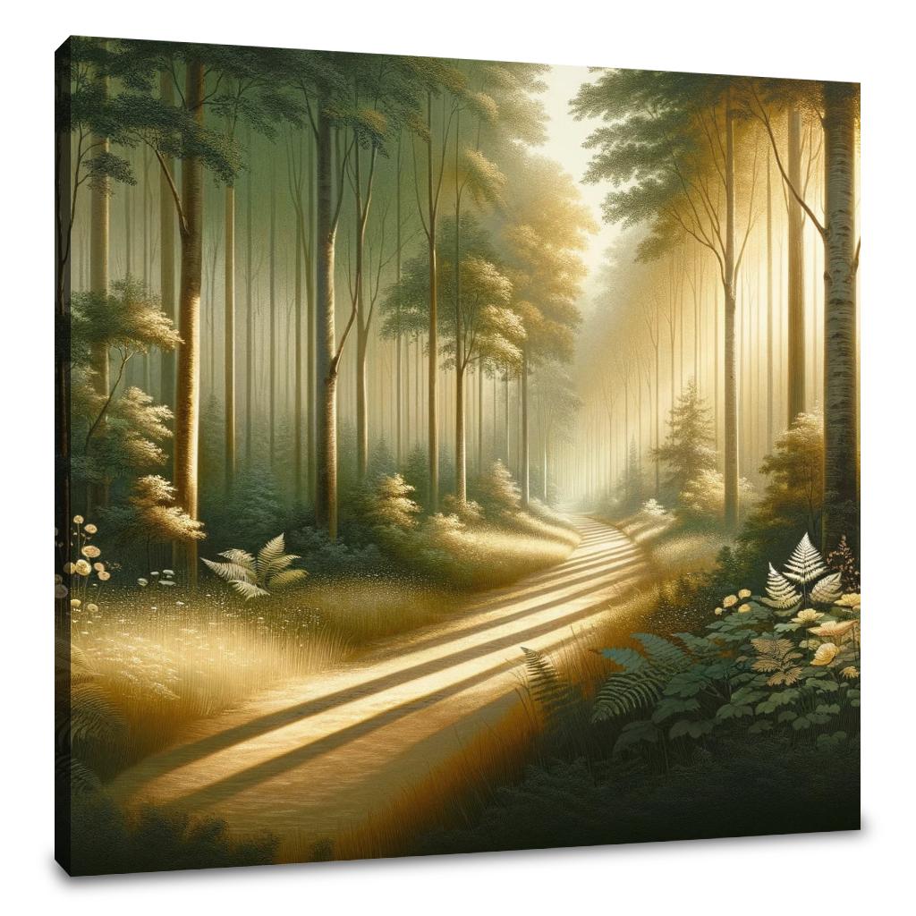 Forest Path Serenity Canvas