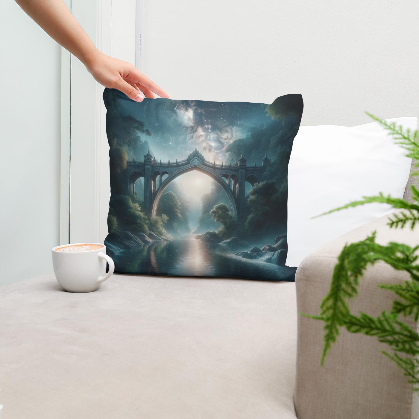 Galactic Bridge Cotton Cushion