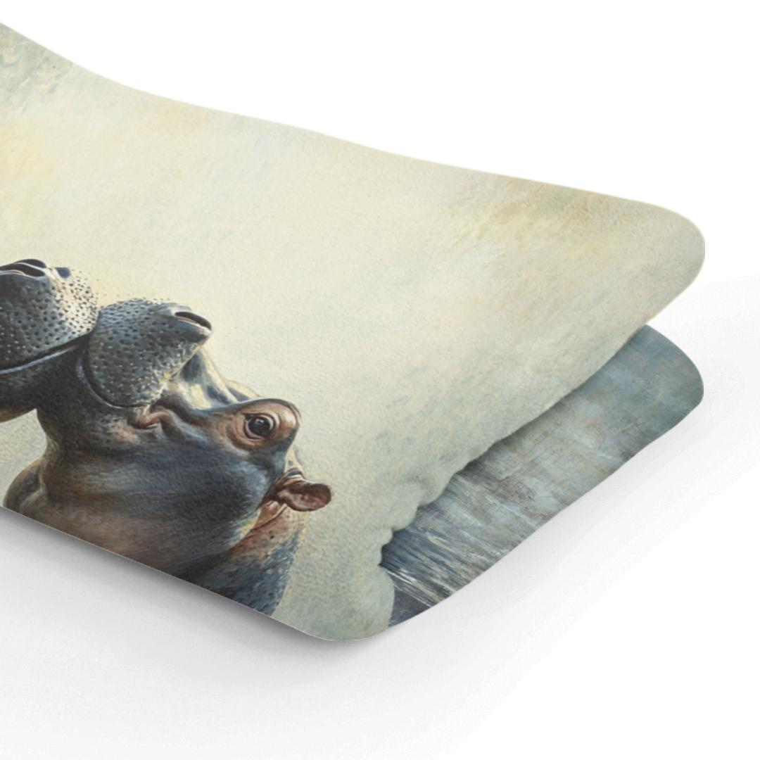 Pastel Hippo Harmony Blanket