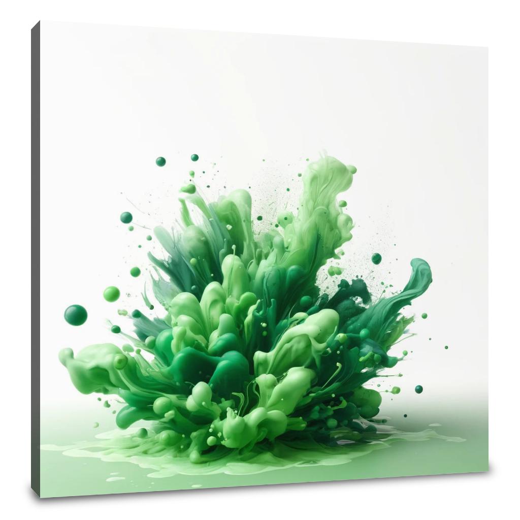 Green Tranquility Canvas