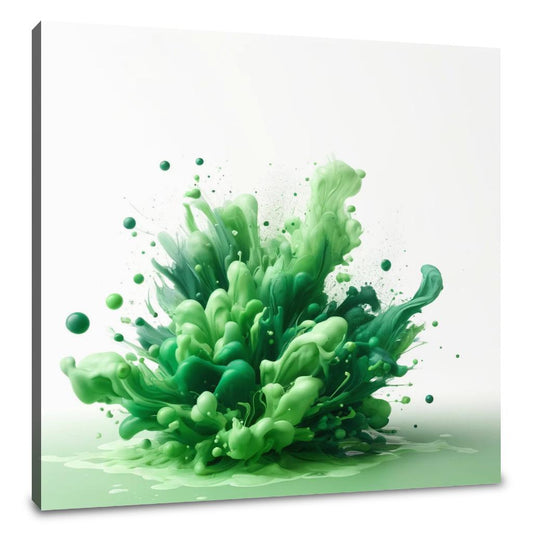 Green Tranquility Canvas