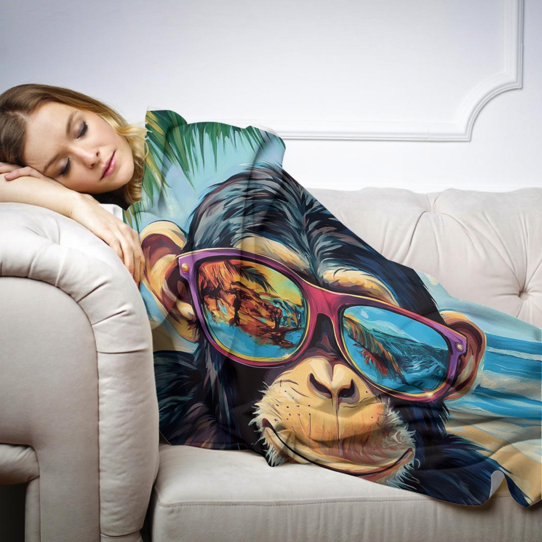 Cheeky Monkey Beach Blanket