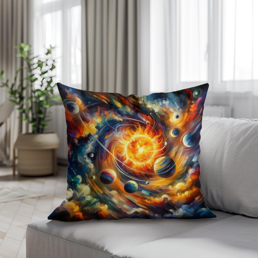 Emotive Cosmos Cotton Cushion