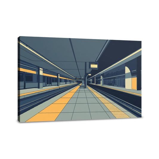 Underground Station Canvas