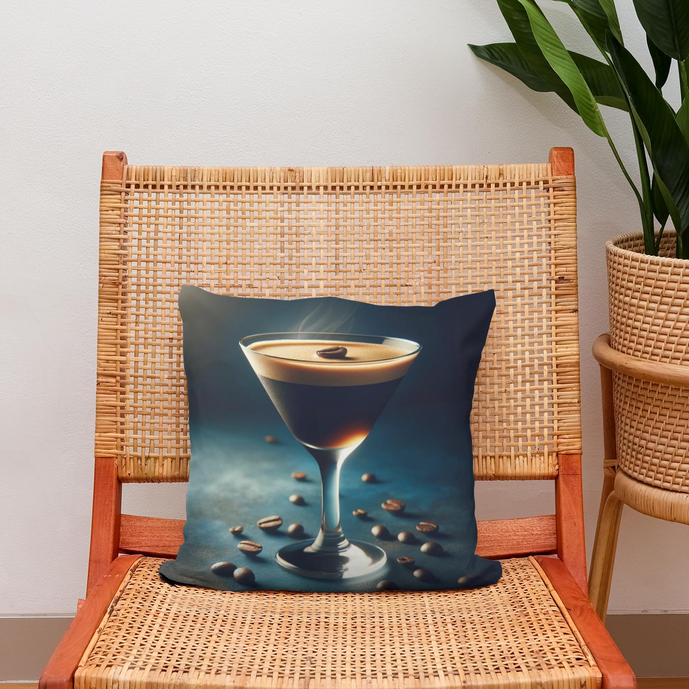Midnight Espresso Cotton Cushion