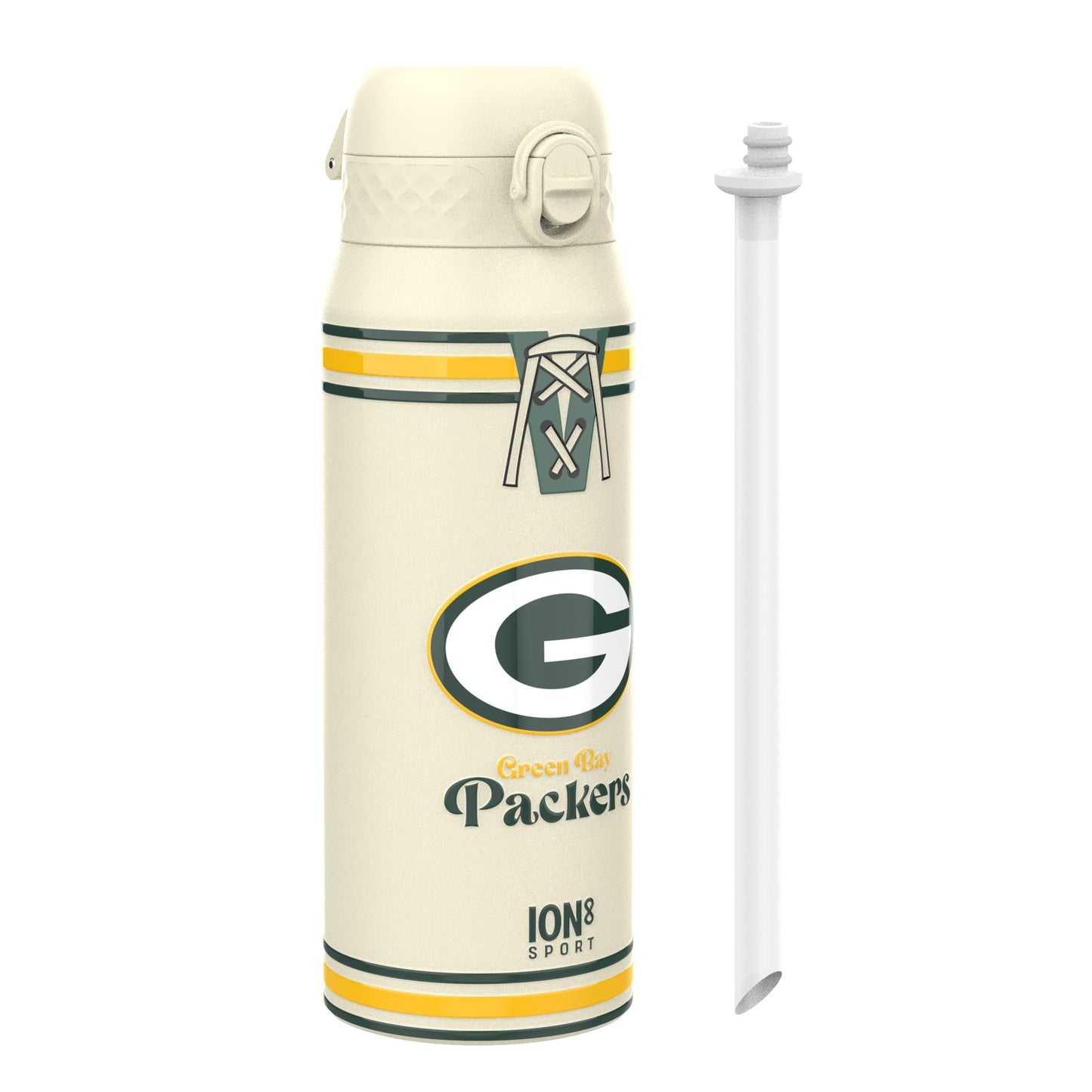 NFL x ION8 Insulated Steel Water Bottle, NFL Packers, 750ml (24oz)