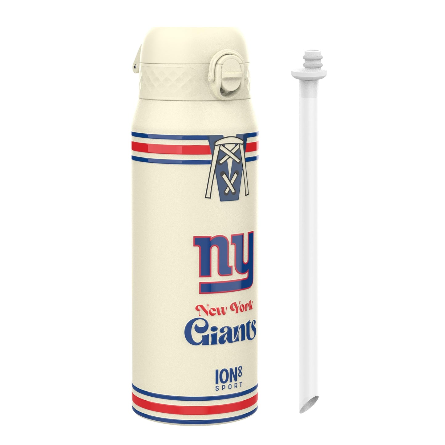 NFL x ION8 Insulated Steel Water Bottle, NFL Giants, 750ml (24oz)
