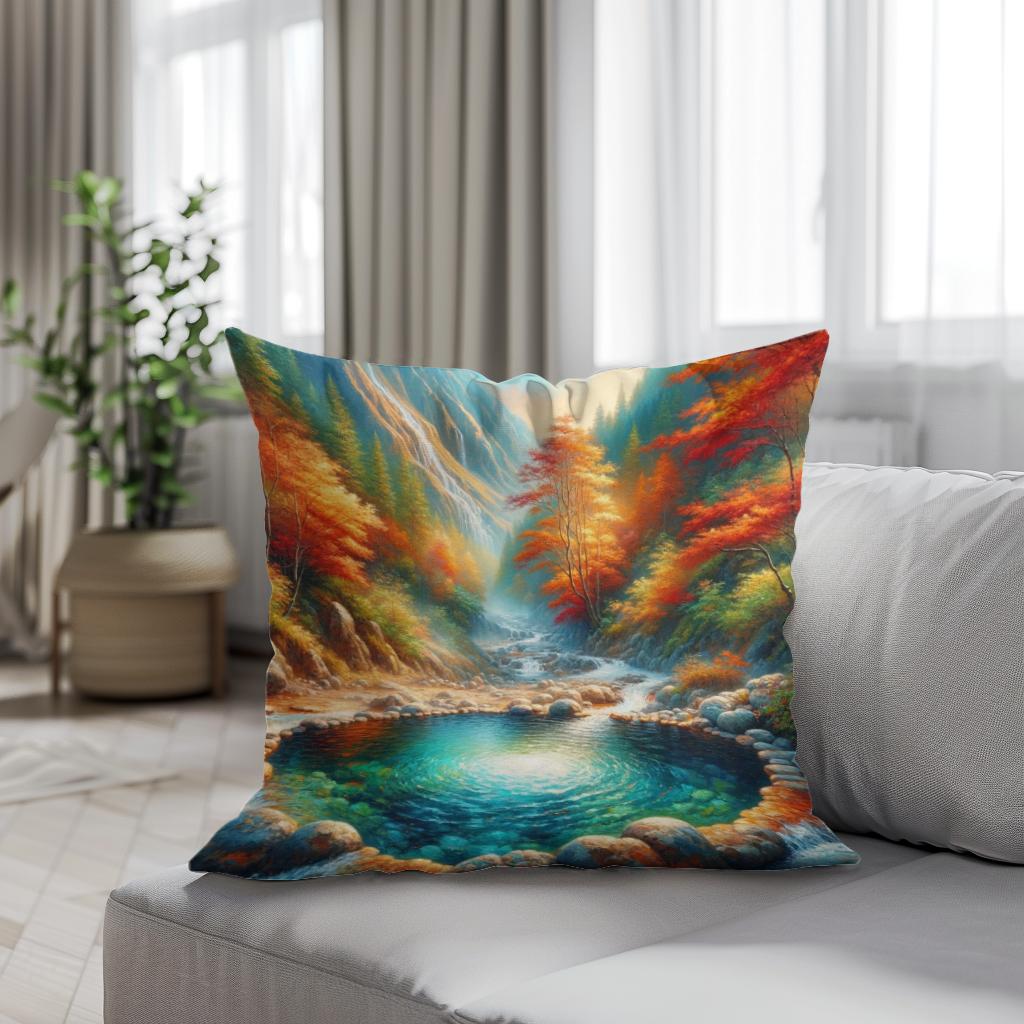 Mountain Retreat Cotton Cushion