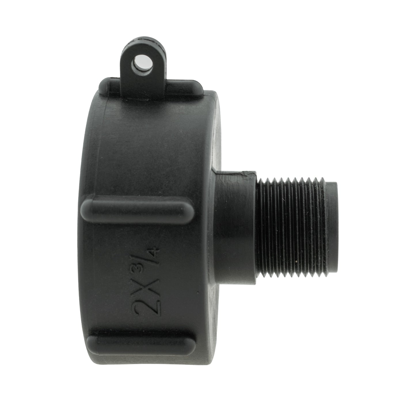 IBC 2” S60X6 Cap with In-Line BSPF Threaded Valve