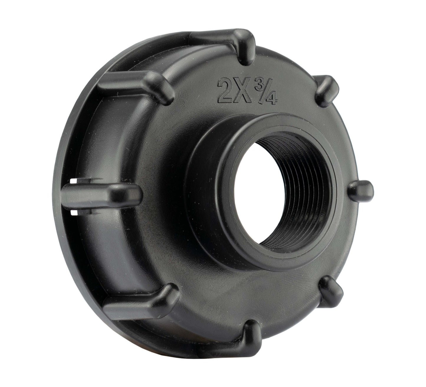 IBC S60x6 M-F Extender Swivel with S60X6 Cap and Quick Connect Lever Tap ¾” BSP