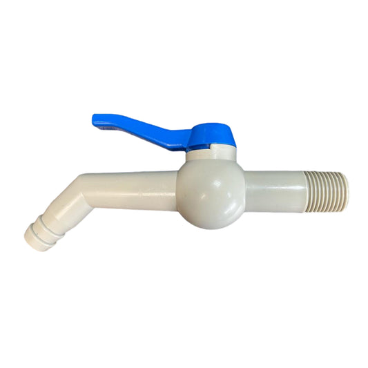 PP TAP 45 DEGREE WITH 1/2"BSPM INLET  170mm