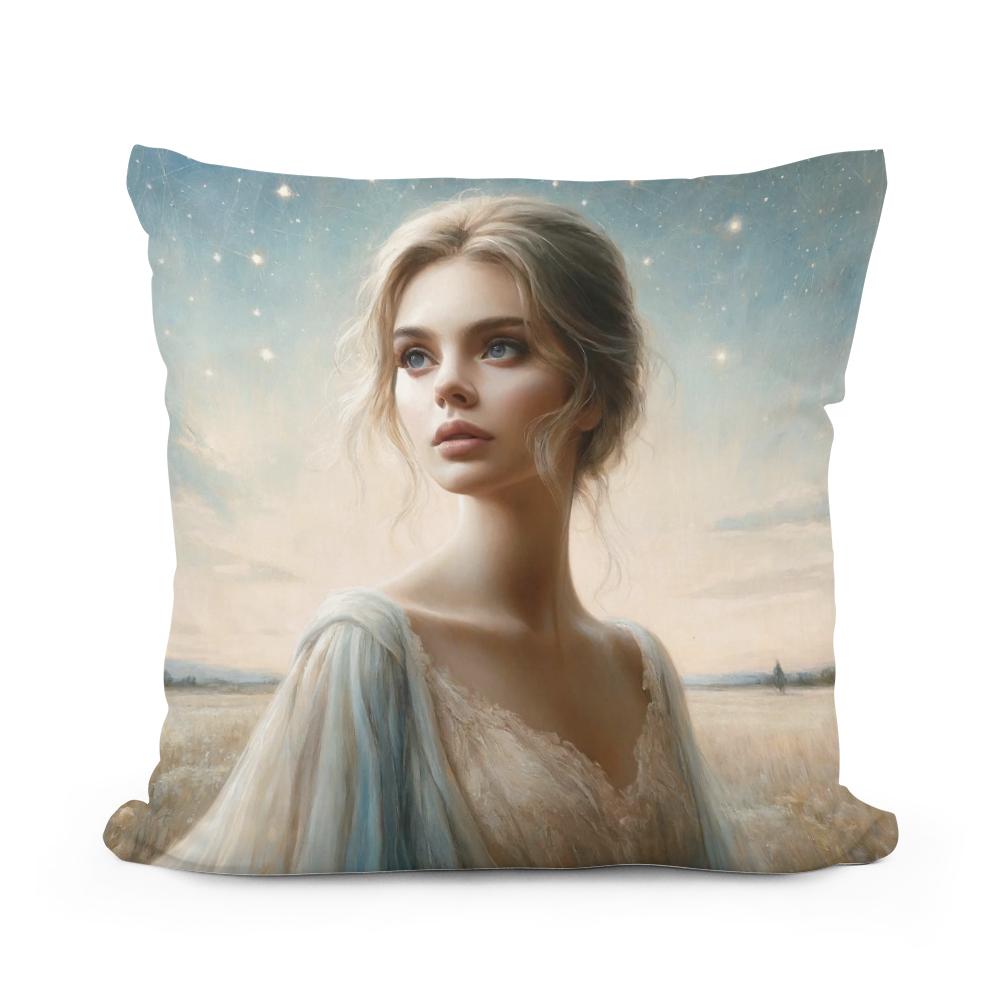 Celestial Grace Cotton Cushion