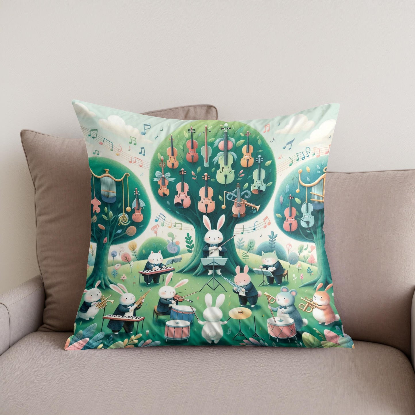 Melody Grove Cotton Cushion