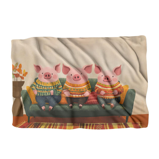 Sweatered Pigs on Blanket