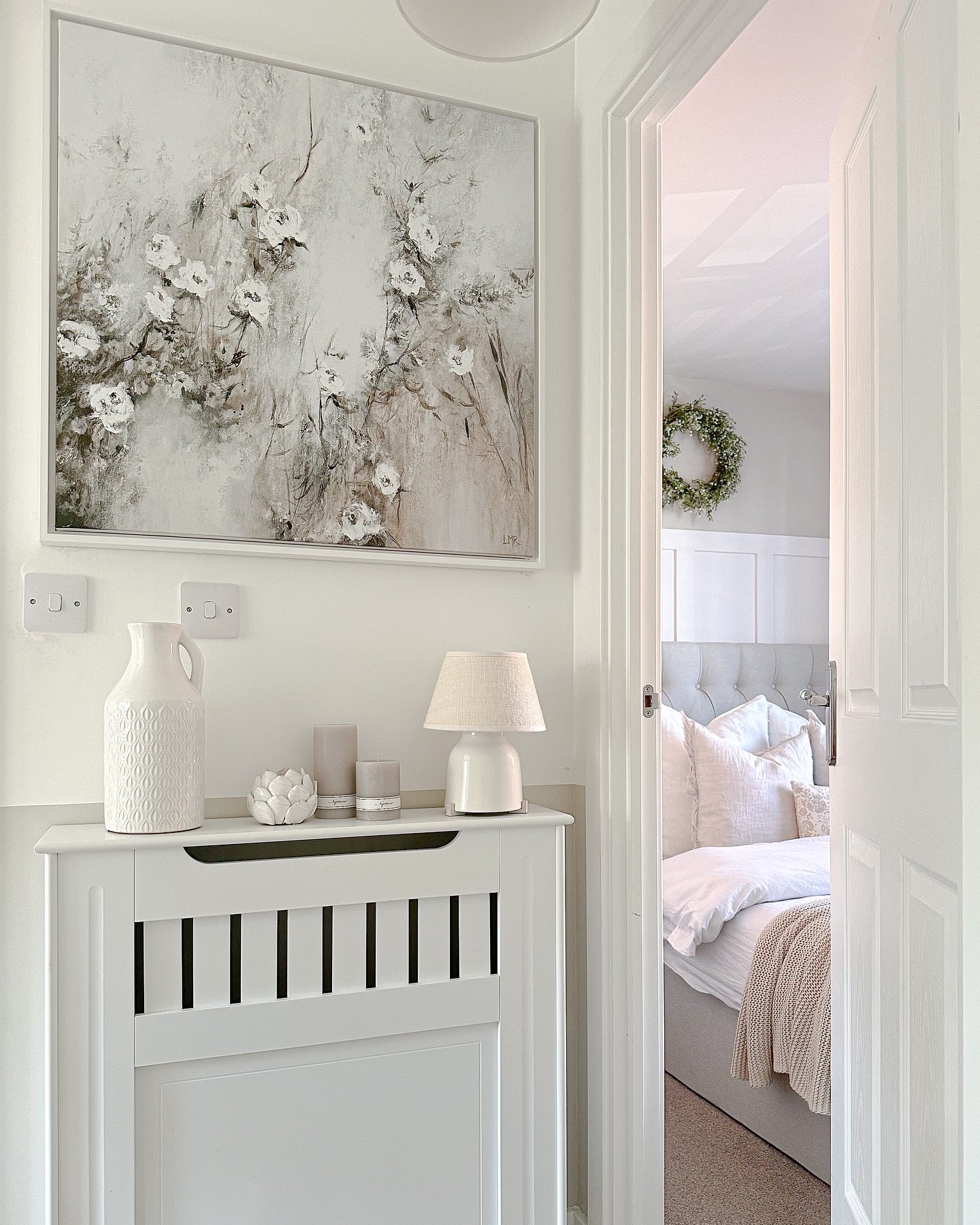 Wild Blooms Square Framed Printed Canvas