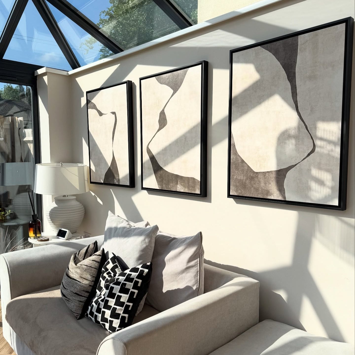 Gigi Portrait Framed Canvas Set of 3