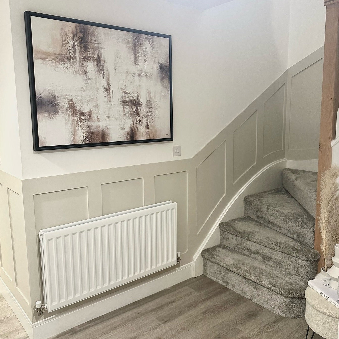 Mila Landscape Framed Printed Canvas