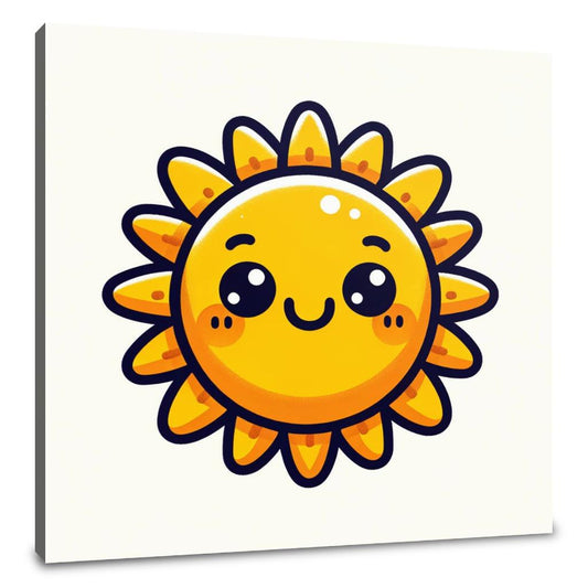 Cheerful Sun for Kids Canvas