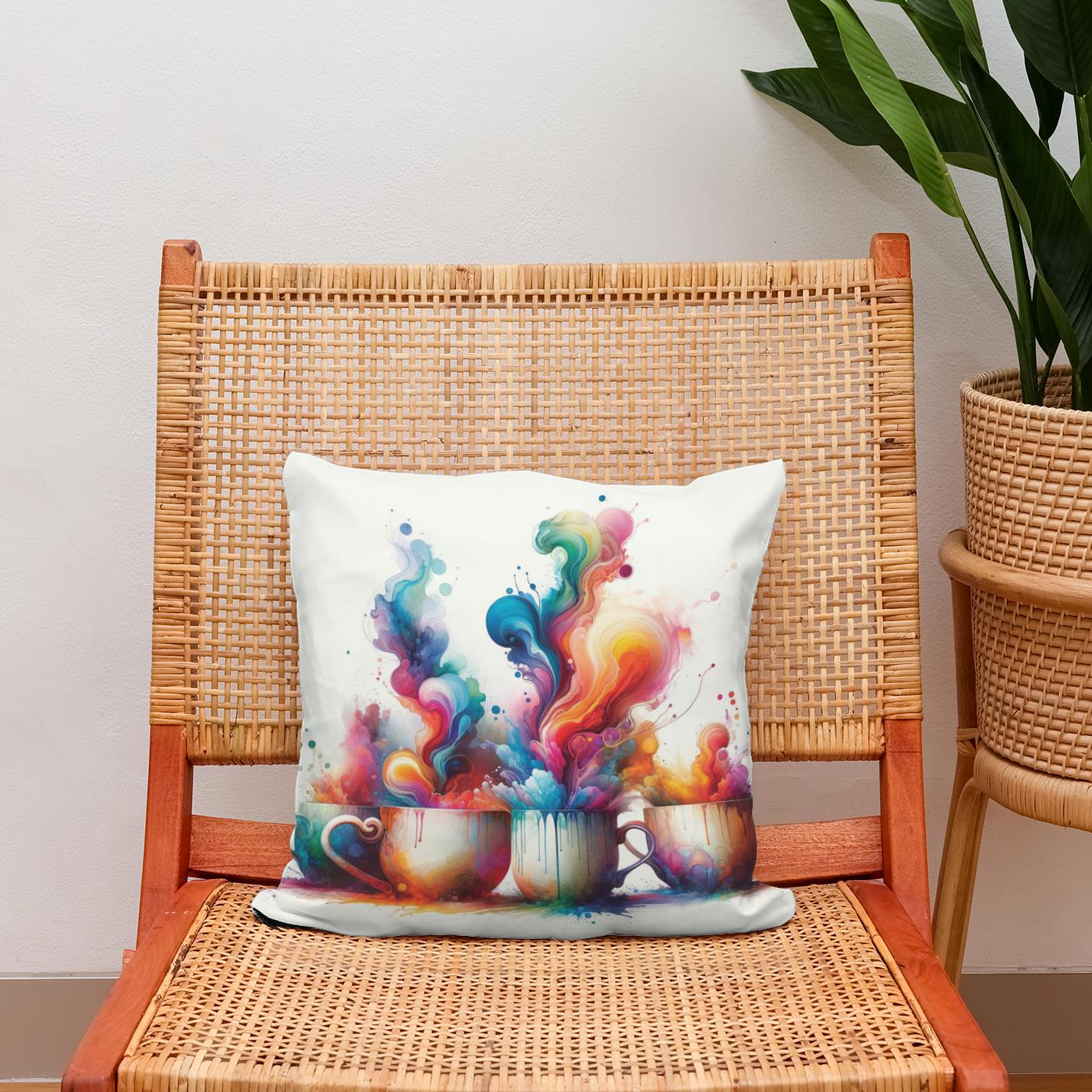 ChromaCup Coffee Cotton Cushion