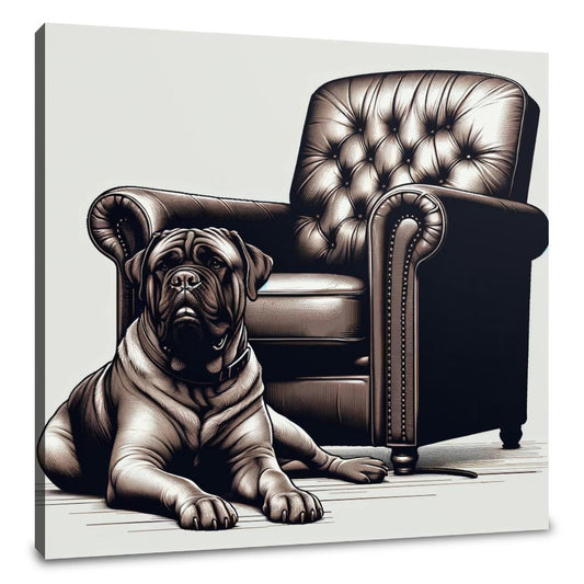 Timeless Companion Bullmastiff Canvas