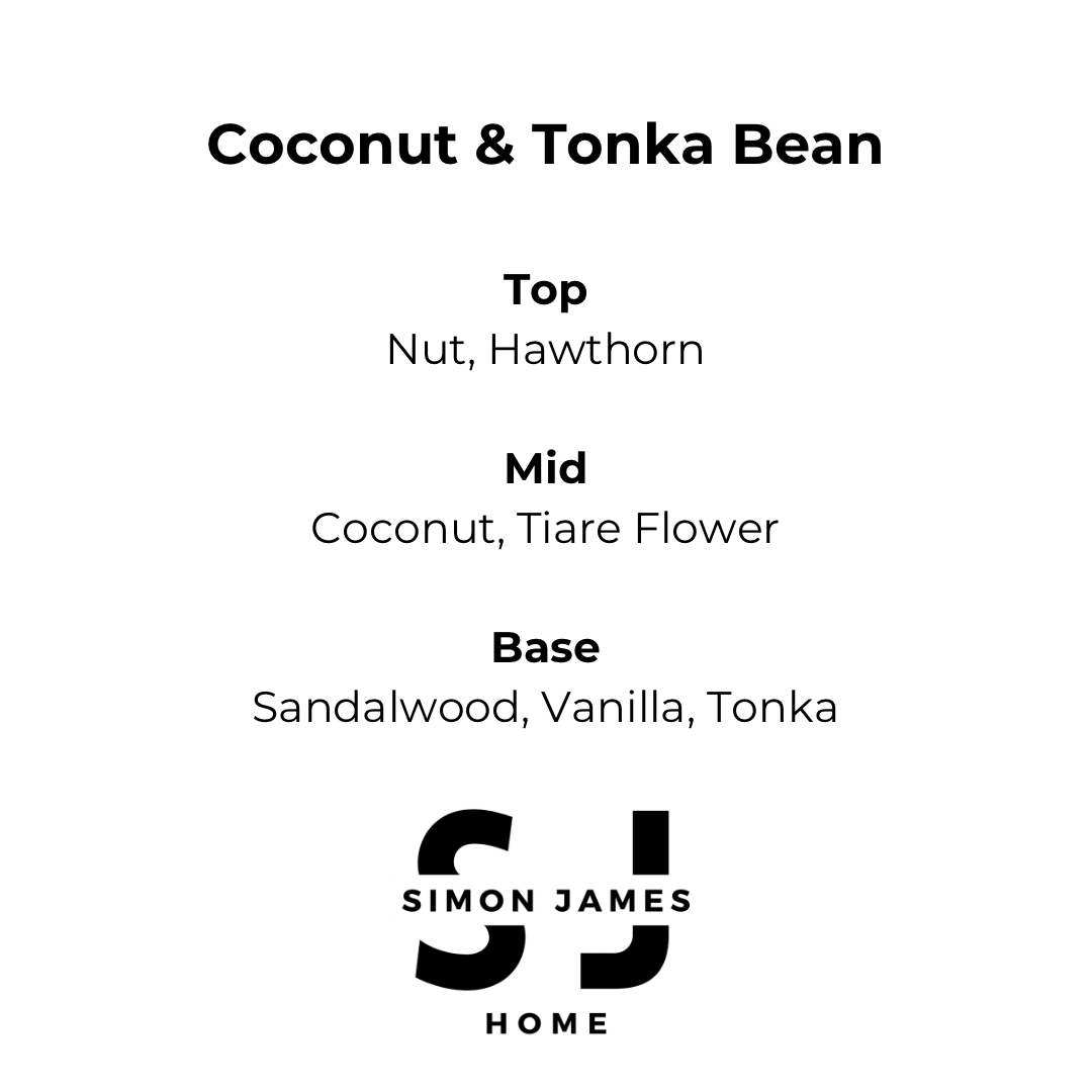 Coconut & Tonka Bean Reed Diffuser