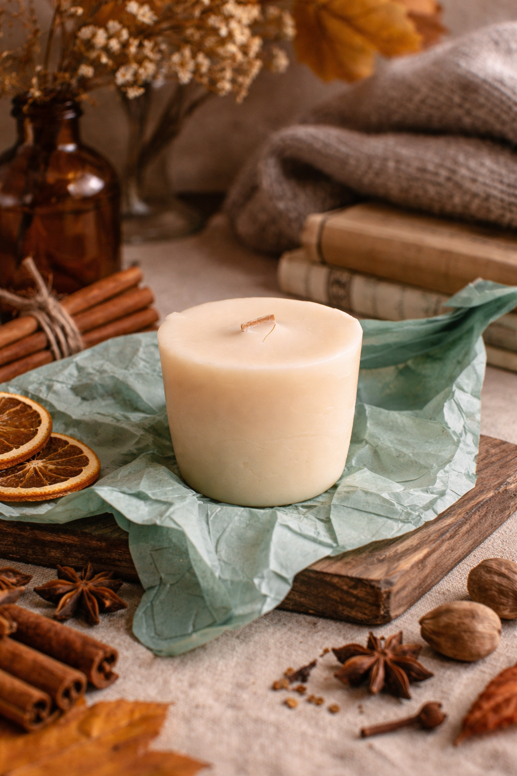 Refill Candle: Velvet Smoke - Saffron, Cedarwood, Tobacco Leaf