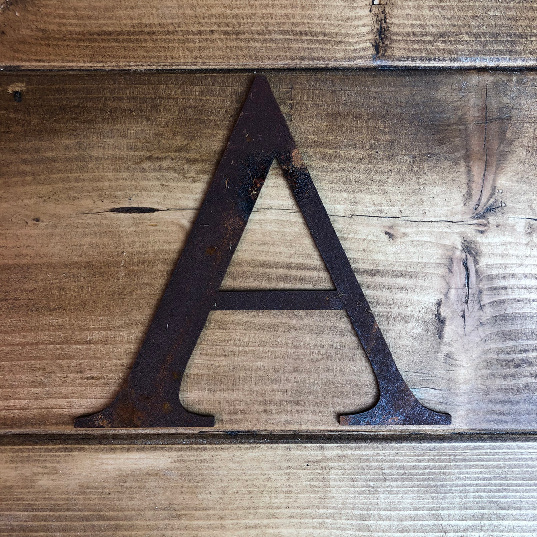Classic Rusty Metal Letters 5" And 12" A-Z 0-9 Rustic Signs For The Home And Garden