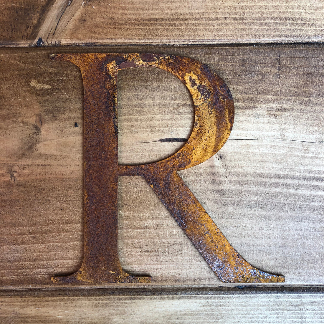 Classic Rusty Metal Letters 5" And 12" A-Z 0-9 Rustic Signs For The Home And Garden
