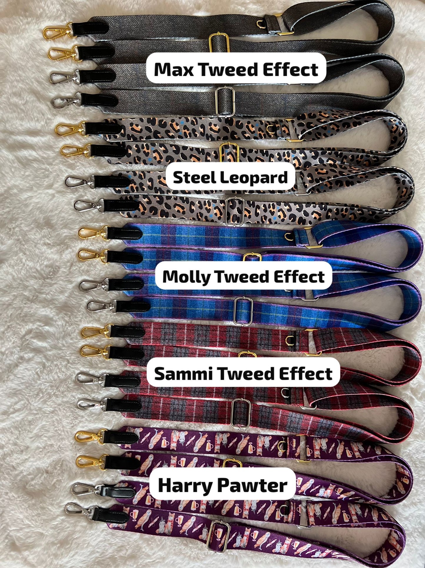 Shoulder Strap for Ulti-Mate Dog Walking Bag - Gold Hardware