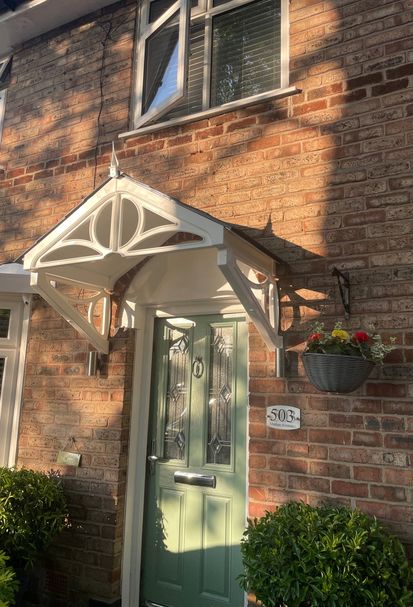 Althorp Door Canopy 149cm - Flat Pack Porch Canopy