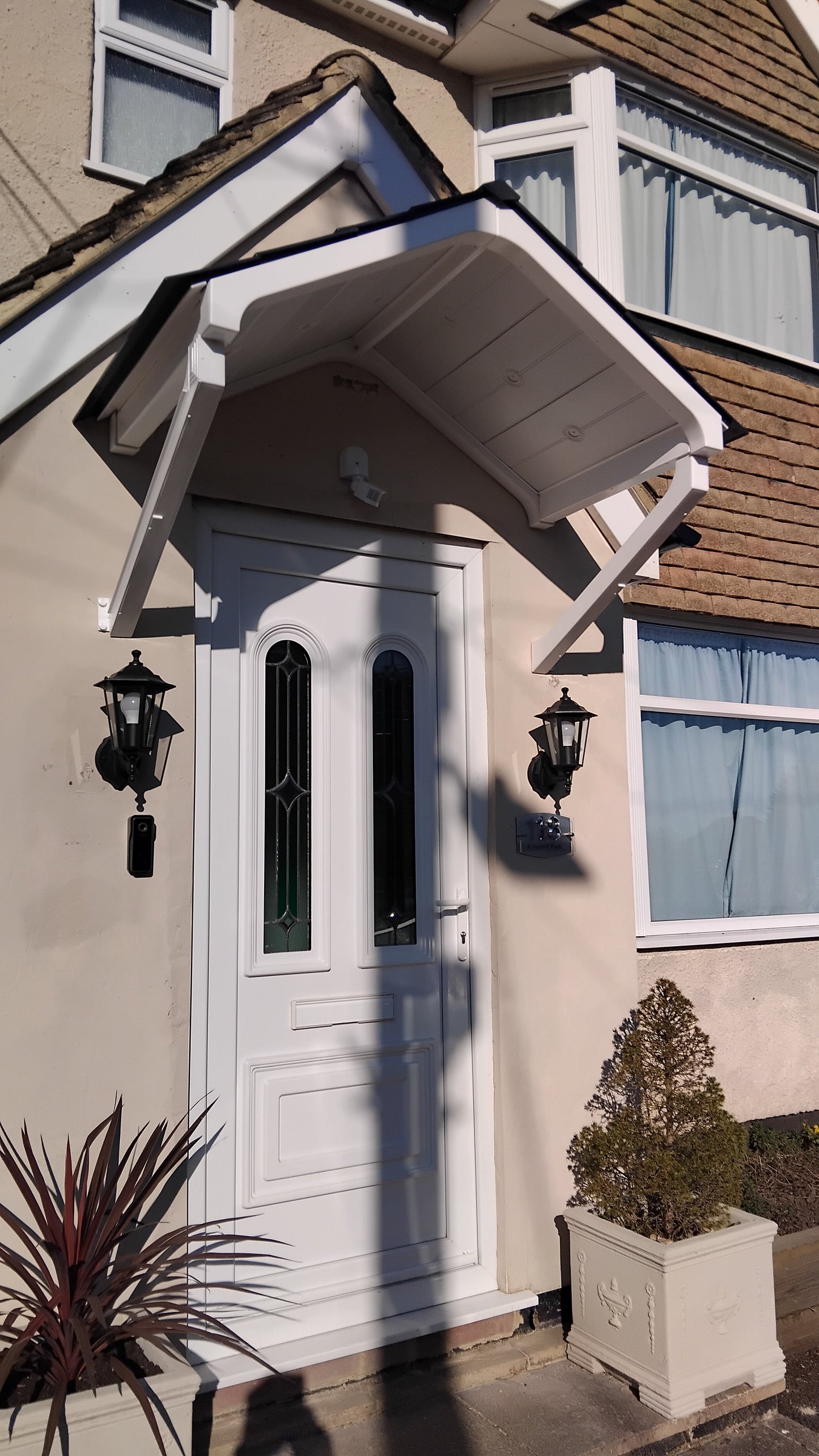 Apex Door Canopy 149cm - Flat Pack Porch Canopy