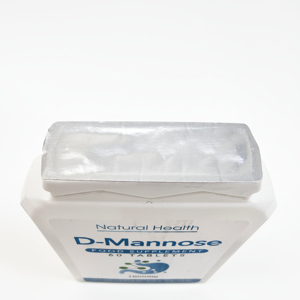 D-Mannose 1000mg Tablets | 60 Tablets | Pure D Mannose Supplement | Chewable | Vegan | 2 Month Supply | Made in the UK