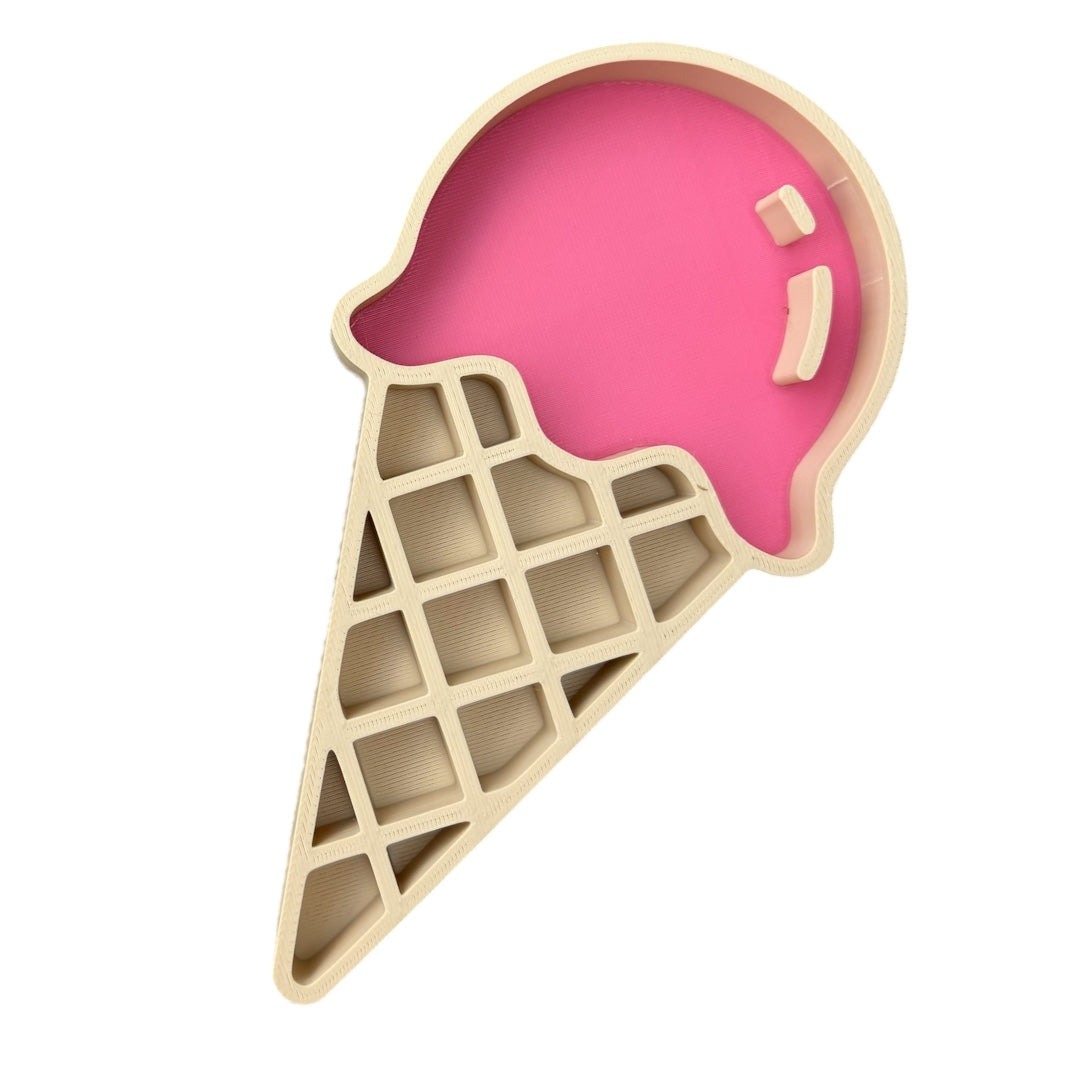 Ice cream sensory tray