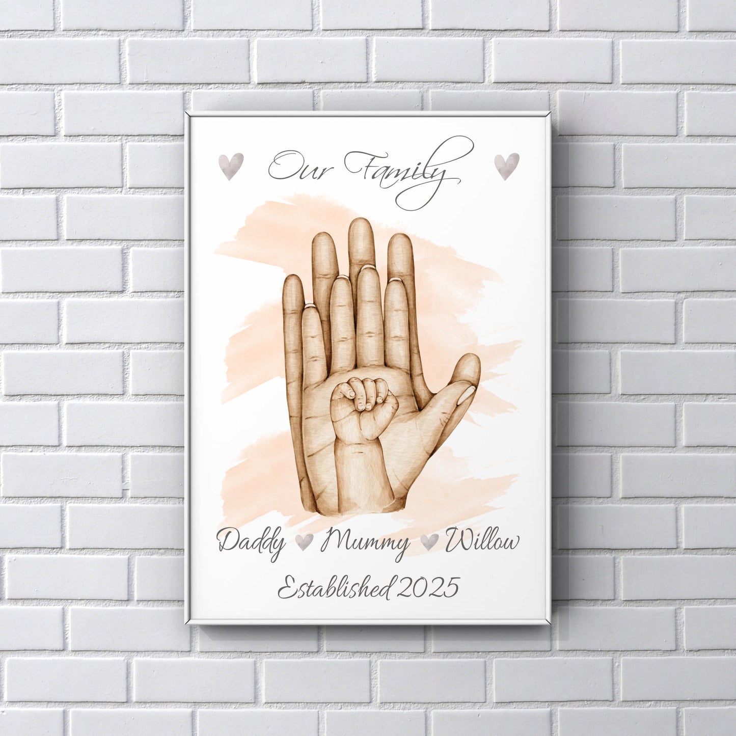 Personalised Father's Day Gifts - Family Hand Drawings