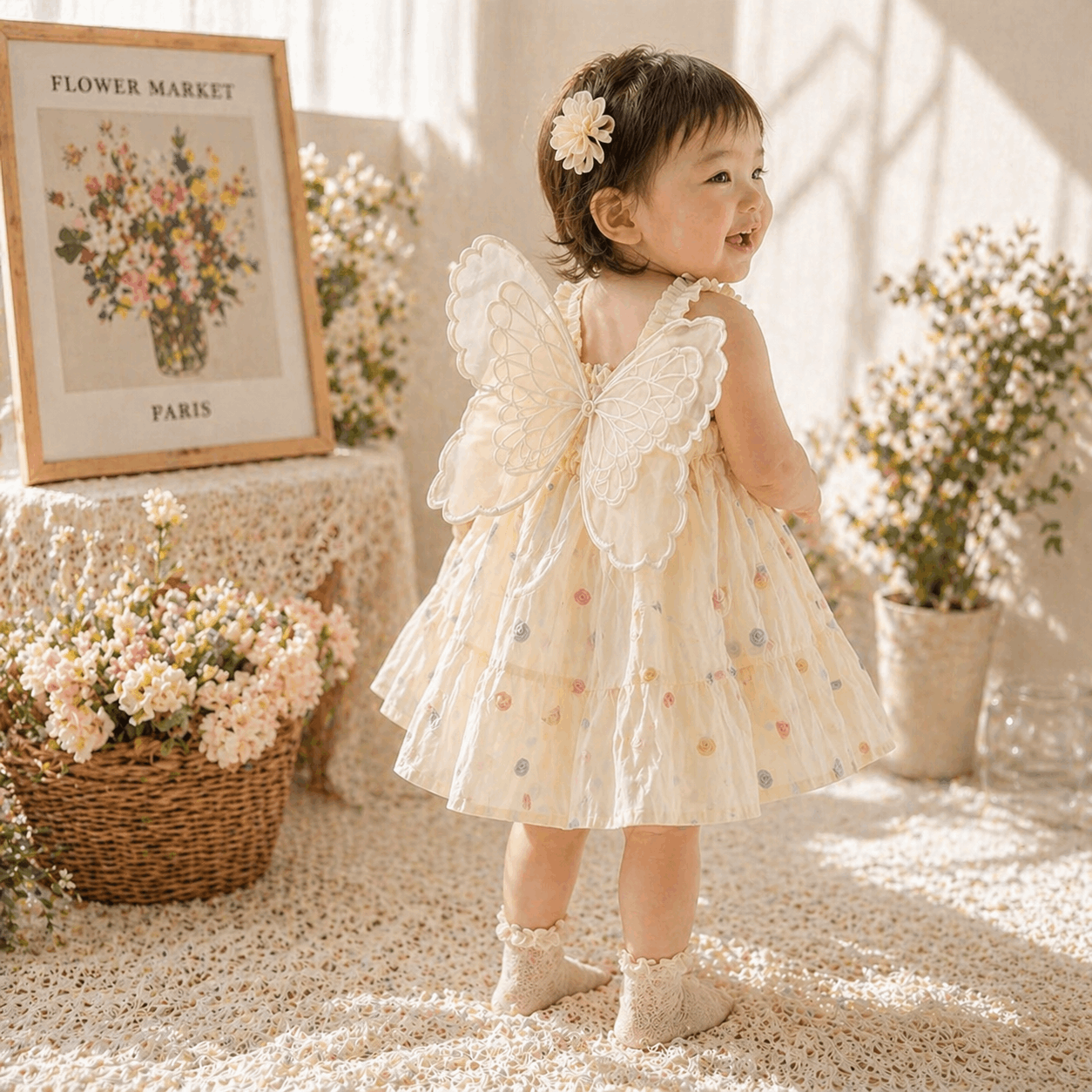 Baby Girl Fairy Wings Dress