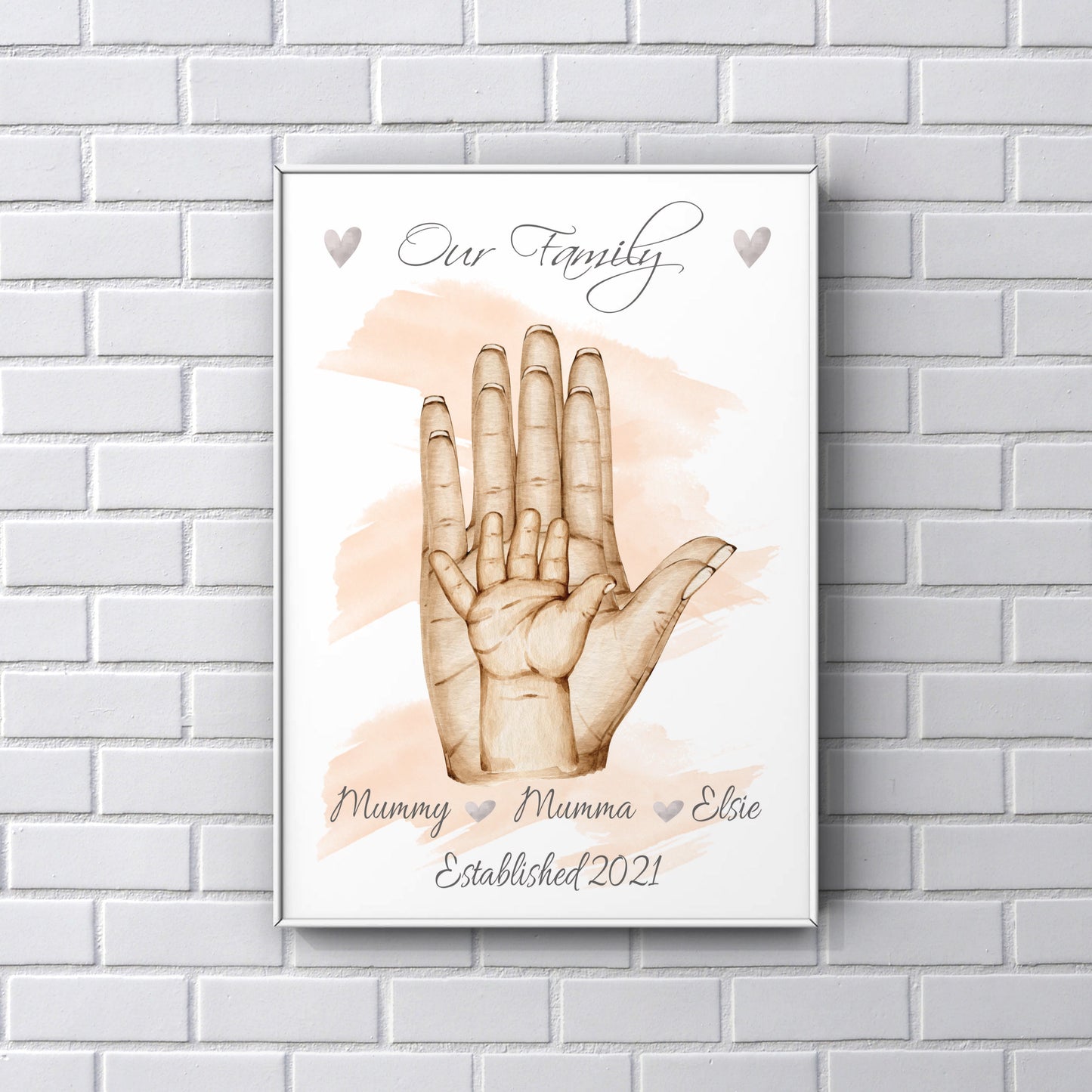 Personalised Father's Day Gifts - Family Hand Drawings