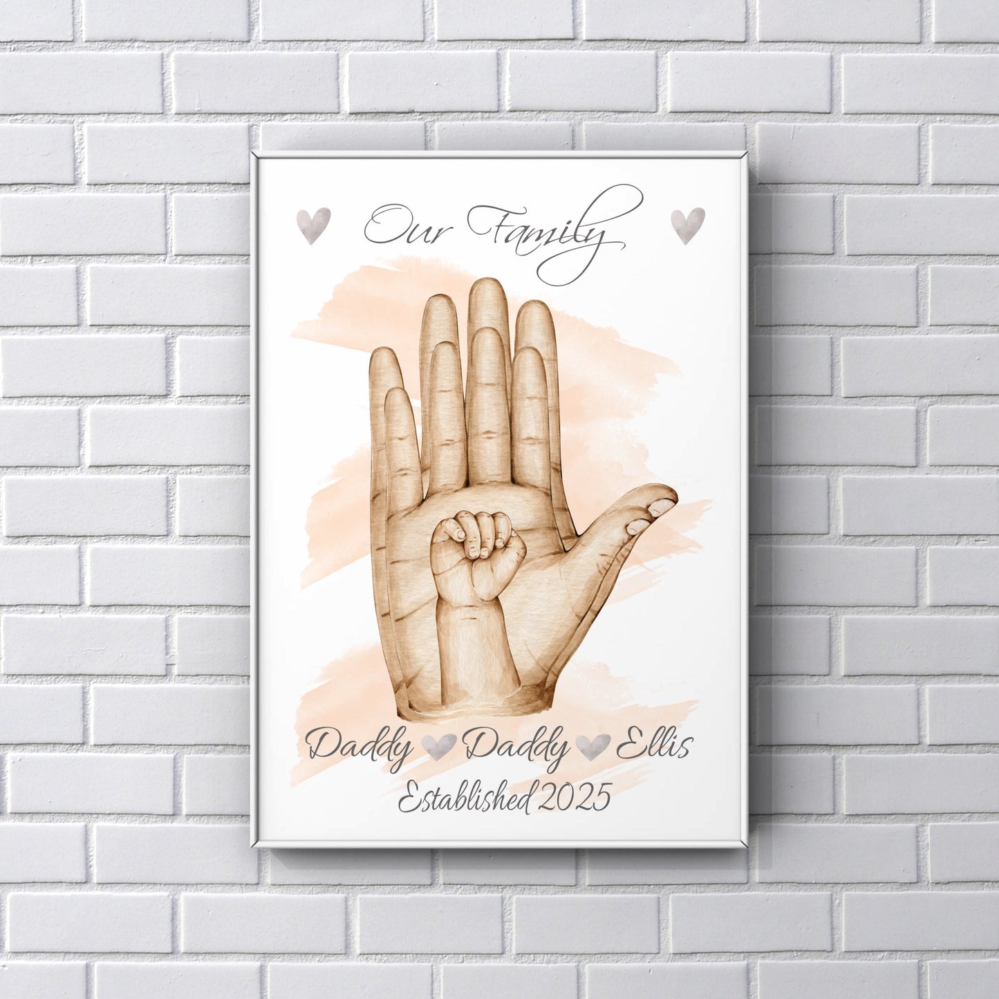 Personalised Father's Day Gifts - Family Hand Drawings