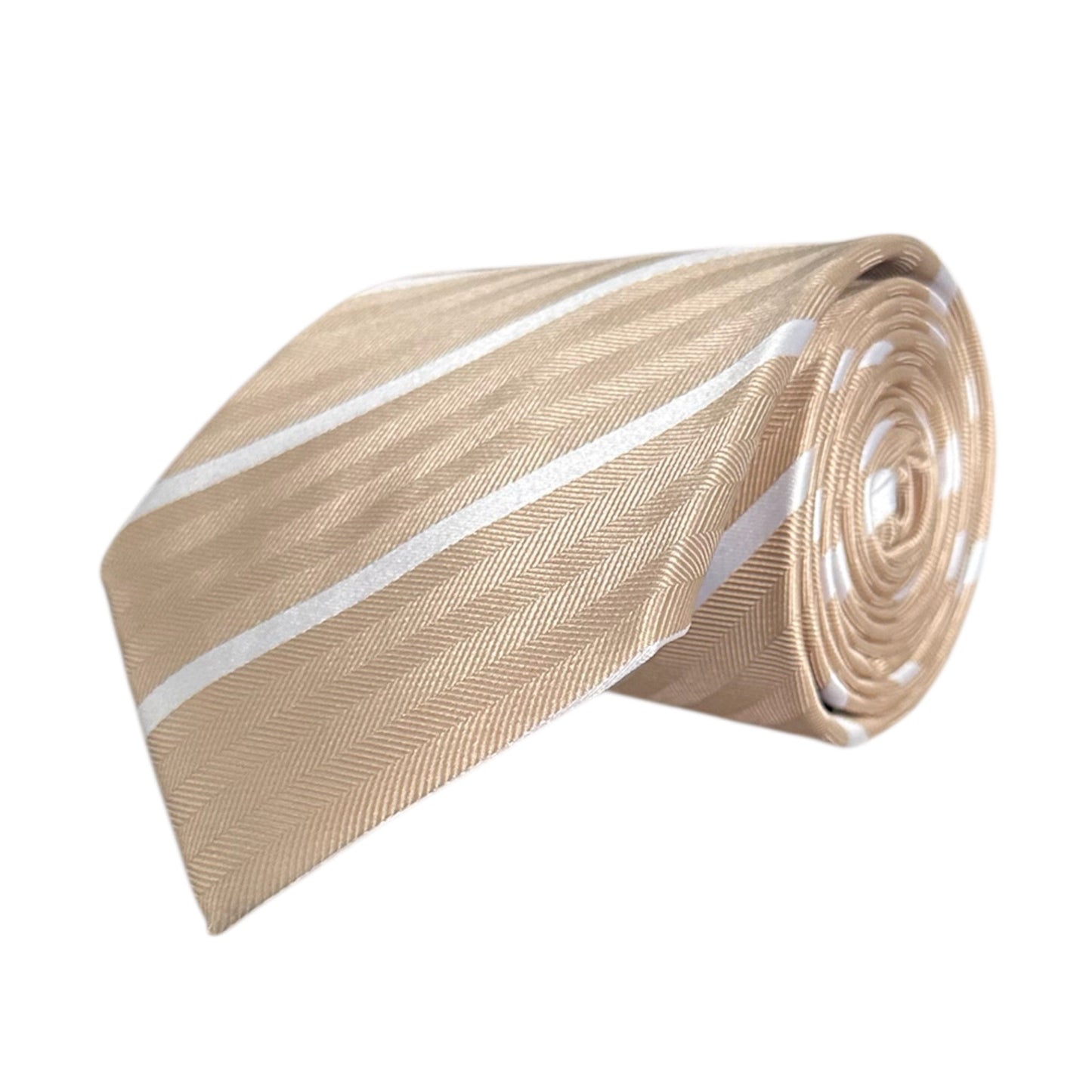 Cappuccino Stripe Tie - Hawksmoor Edit