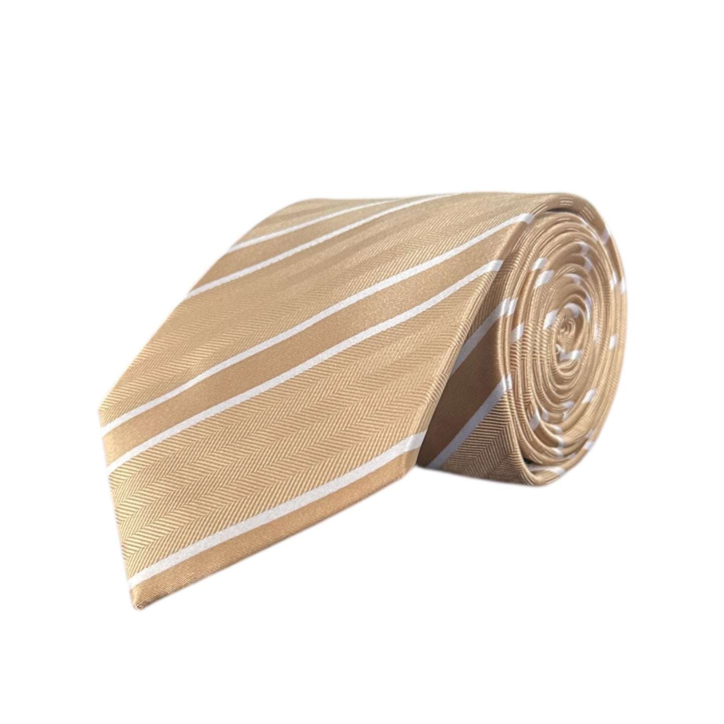 Pink Champagne Stripe Tie - Charleston Edit