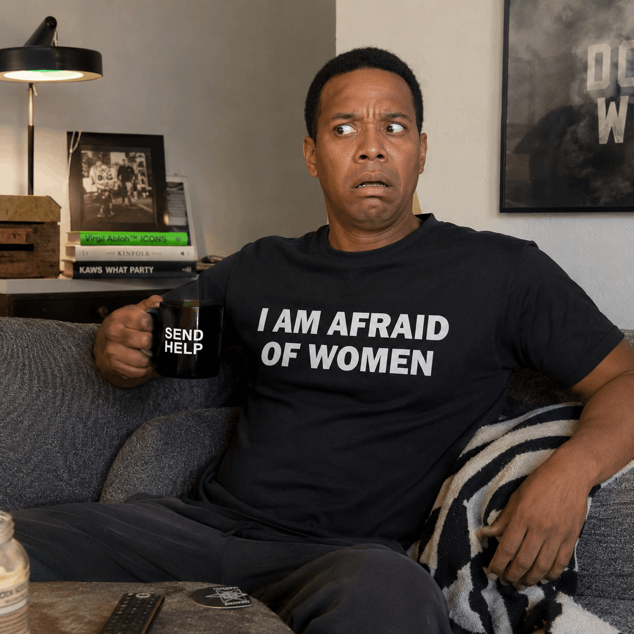 My Ugly T-Shirt - I'm Afraid of Women Mens T-shirt