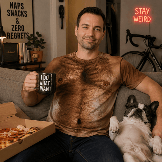 My Ugly T-Shirt - Mens Hairy Belly Printed T-shirt