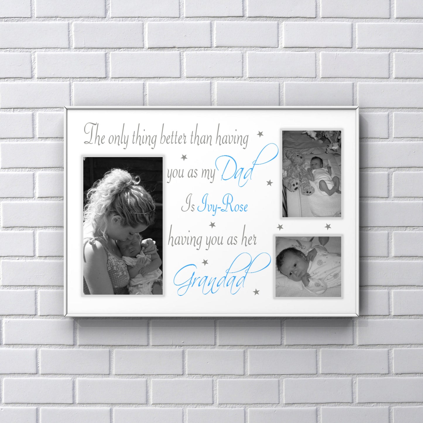 Personalised Father's Day gifts from baby - Dad & Grandad