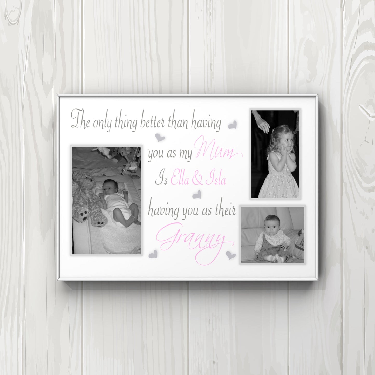 Personalised Nanny photo print "The Only Thing Better Than Having You as a Mum"