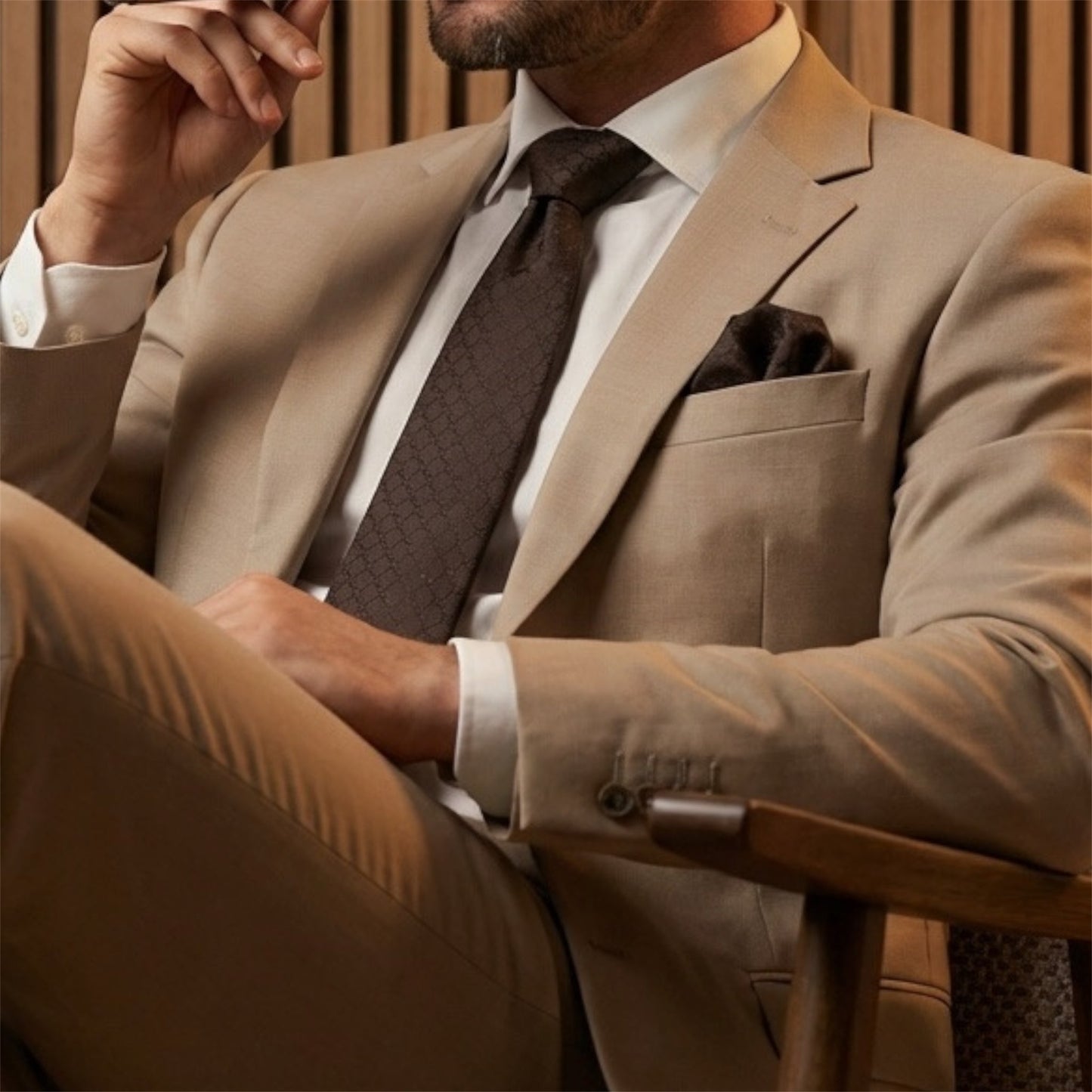 Espresso Textured Tie